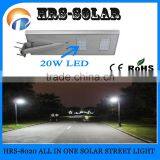 5M 6MGarden Integrated Solar LED Street Light All in One Factory Price thumbnail-2