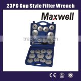 23PC Cup Style Filter Wrench