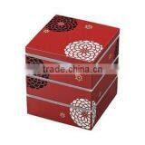 Japanese Bento Box Sushi Wood Container Sushi Bento Wappa Made in Japan thumbnail-4