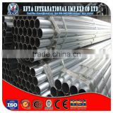 steel tube 8/Pre-galvanized round steel pipe for sizes
