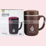 400ML Double Wall Glass Office Tea Mug thumbnail-2