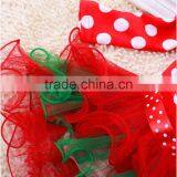 2015 New Christmas Girls Dress Long-Sleeve Dot Dresses Kids Cotton Children's Christmas Gift Party Costume Princess Dress thumbnail-6