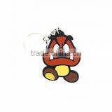 Custom Design Shaped 3D Soft Plastic Rubber PVC Keychain thumbnail-2