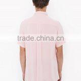 Classic Office Work Dress Shirts White Shirts Bank Shirts Short Sleeve 100% Cotton Shirts for Men thumbnail-6