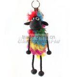 CX-R-52 Lastest Design Hot Fashion Cheap Custom Lamb Fur Keychain thumbnail-3