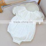 2017 Fall Baby Clothes Romper Girl For Baby Plain Pom Pom Romper thumbnail-2