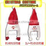 Promotional Red Color Adults Christmas Hat With White Ball thumbnail-6