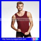 OEM Men High Quality Waistcoat Summer Dry Fit Sleeveless Plain Dyed Shirts thumbnail-2