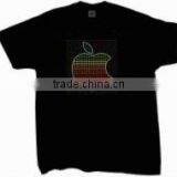 2013 Hot-selling EL Sound Activated Flashing T-Shirt thumbnail-1