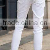Runwaylover EY0621P Custom Newest Fashion Stretch White Holes Denim Jeans Women Negotiate Price thumbnail-3