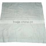 100% Cotton Thermal Blanket With or Without Printed Logo Designs (White & Dyed) thumbnail-4