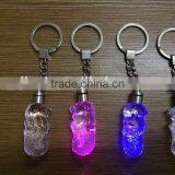 Crystal Singapore Merlion Model With LED Keychain For Souvenirs Gifts KJJ-02 thumbnail-5