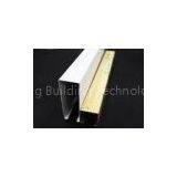 Corrosion Resistance U-shaped Linear Metal Ceiling Silver , Aluminum Architectural Panels thumbnail-1