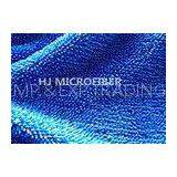 Blue Microfiber Fabric By The Yard For Mop / Microfiber Towels , Super Absorbent