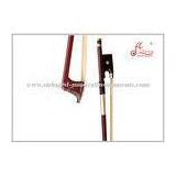 Brazilwood Violin Bow , Parisian Eye Silver Plated Wire Grip Full Size Violin Bow