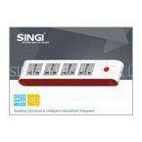 Europe Type Extension Socket 4 Outlet Power Strip 250V 5A / 8A / 10A
