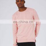 100% Cotton Plain Pullover Mens Sweatshirts Without Hoods thumbnail-5