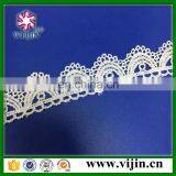 White Polyester French Lace Embroidery for Wedding thumbnail-2