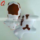 Hot Sale High Quality PU Stress Ball Cow Shape/PU Funny Cow Toy/customed PU Promotional Gift Cow thumbnail-1