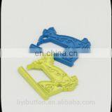 Nice Style Metal Ornaments, Rubber Paint Metal Label in Garment