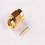 Straight RF Coaxial SMA Plug Male Connector for Rg316 Cable thumbnail-1