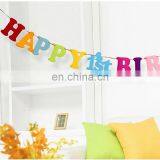New Design 2020 Happy Birthday Felt Bunting Flag thumbnail-5