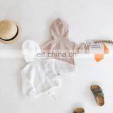 Kids Coats Spring and Summer Full Sleeves Solid Baby Girls Coat Outerwear Children's Clothing thumbnail-4