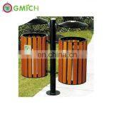 Guangzhou Factory Wood Outdoor Trash Bin From China thumbnail-5