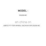 DIESEL ENGINE PARTS CRANKSHAFT 150107-00872 FIT FOR WHEEL EXCAVATOR DX200-9C thumbnail-1