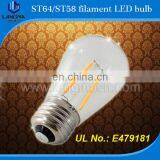 Langma 4W 6W 8W Retro Screw E27 E26 AC110V AC230V Vintage Edison Filament Light Bulb ST64 St58 Led CE/Rohs/UL Certified thumbnail-3