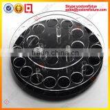Acrylic Round Cylinder Nail Polish Display Rack Quality Choice thumbnail-1