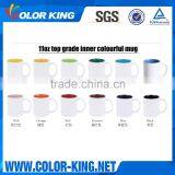 Manufacturer Wholesale Sublimation 11oz Top Grade Inner Colourful Handle thumbnail-1