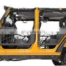 Tubular Poison Spyder Web Half Door With Side View Mirror Fit for 07-18 Jeep Wrangler JK 4 Door thumbnail-1