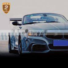 Car Modification Fiber Glass Front Bumper Side Skirts Rear Bumper For BNW Z4 E89 Upgrade To RW Style Wide Body Kit thumbnail-2