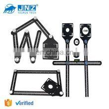JNZ Six-Fold Ruler Tile Hole Positioning Universal Hole Opener Multi Angle Measuring Adjustable Tile Ruler