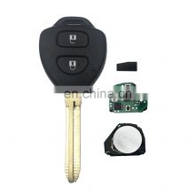 2 button 433/315 MHz 4d67 Car Remote Key for Hilux Fortuner Runner