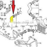 FUPOWER SILICONE HOSE FOR PASSAT SKODA SUPE 1.9TDI 1.9 TDi 130 HP (AWX, AVF) Motor Codes INTERCOOLER TURBO HOSE PIPE 3B0145828G thumbnail-4