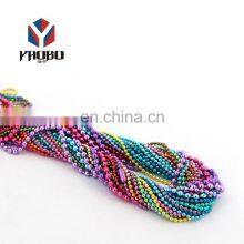 Fashion High Quality Metal Promotional Colorfully Ball Chain thumbnail-4