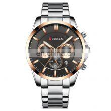 Brand CURREN Men's Watch Men's Calendar Business Watch Multi-function Six-hand Steel Band Quartz Watch thumbnail-4