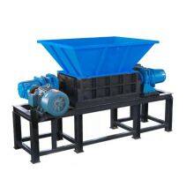 High Technical Double Shaft Shredder Plastic Lump Price Waste Plastic Rubber Products Recycle Waste Plastic Cushe Steel Iron thumbnail-2