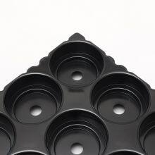 Black PP Thermoformed Plastic Blister Trays Thermoforming Insert Trays thumbnail-4