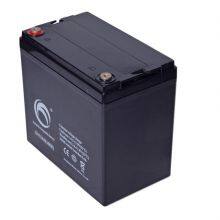 New Product Rechargeable AGM GEL Battery 12v 55Ah Solar Energy Battery