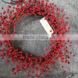 Colorful Elegant Christmas Decorative Mesh Wreaths/Mesh Wreath With Items for Easter Decoration/flexbile Easter Mesh Wreath thumbnail-3