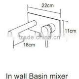 HD4236 35mm Watermark Australian Standard WELS Wall Mounted Basin Mixer Faucet Bathroom Sink Mixer Tap Quality Choice thumbnail-2