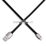 China Accesories Mobile Phone Alumium Flat Usb Cable Multifunctional Micro Usb Data Cable thumbnail-2