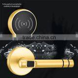 2015 European Style Zinc Alloy Electronic Hotel Card Door Locks With Round Handle thumbnail-1