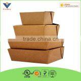 Custom Fit High Temperature Kraft Paper Material Take Away Fast Food Box thumbnail-4