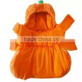 Fall/Winter Clip PP Cotton Layer Knit Cotton Arctic Velvet Stereo Playful Pumpkin Dog Clothes Pet Apparels thumbnail-2