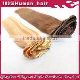 alibaba express Double drawn cheap 100% human hair clip in hair