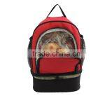 2015 Insulated Cooler Food Delivery Bag Two Compartments Cooler Bag